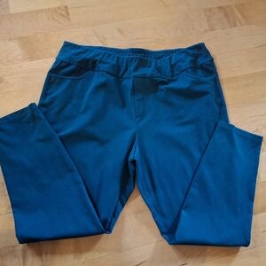 Susan Graver Teal Leggings